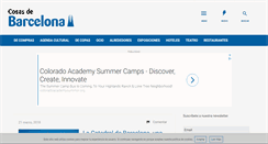 Desktop Screenshot of cosasdebarcelona.es