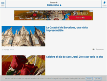 Tablet Screenshot of cosasdebarcelona.es